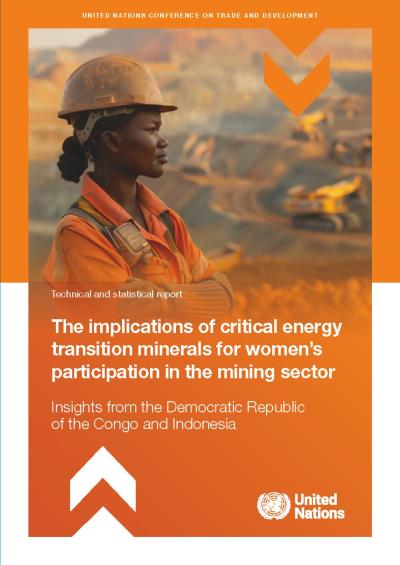 Cover for Les implications des minerais essentiels à la transition énergétique pour la participation des femmes dans le secteur minier