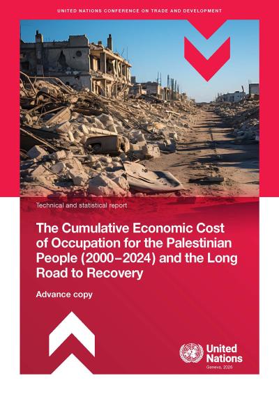 Cover for Le coût économique cumulé de l’occupation pour le peuple palestinien (2000–2024) et le long chemin vers la reprise